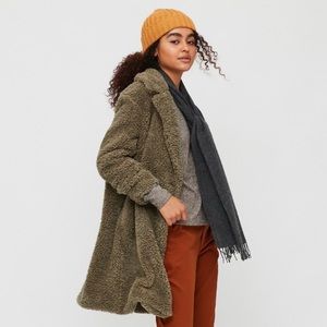 Sherpa/teddy coat